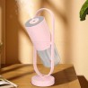 دستگاه بخور سرد و چراغ خواب مدل Humidifier Magic Shadow صورتی