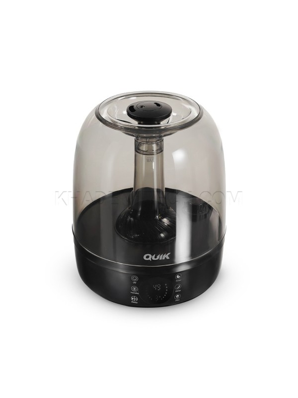 دستگاه بخور و رطوبت ساز اولتراسونیک هوشمند کوئیک مدل QUIK QH21 مشکی