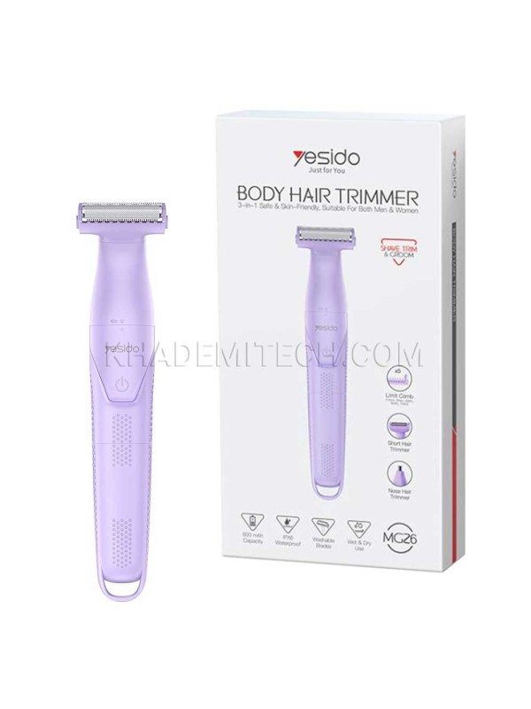 ماشین اصلاح بدن یسیدو مدل YESIDO MG26 Body Hair Trimmer