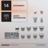 ست ماشین اصلاح چند کاره پرودو مدل PORODO PDLFST112SL 14 IN 1 GROOMING KIT
