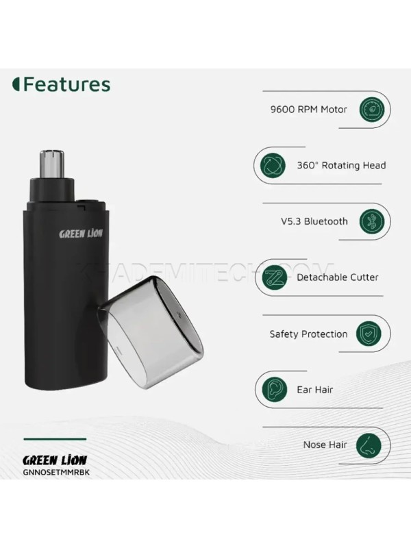 موزن بینی و گوش گرین لاین مدل GREEN LION GNNOSETMMRBK NOSE PRO