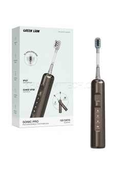 مسواک شارژی گرین لاین مدل GREEN LION GNGTB14TBBR SONIC PRO قهوه ای