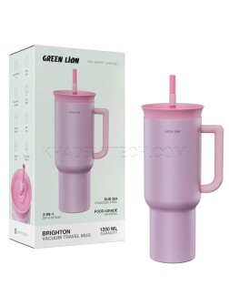 تراول ماگ گرین لاین مدل GREEN LION GNBRI1200MPK BRIGHTON صورتی