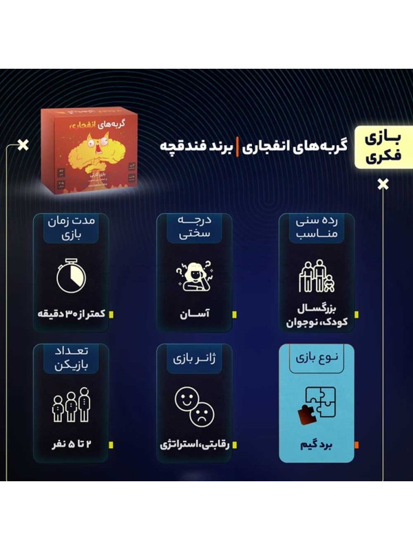 بازی فکری گربه های انفجاری