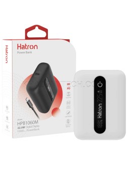 پاوربانک هترون مدل Hatron HPB1060M 10000mAh 22.5W سفید