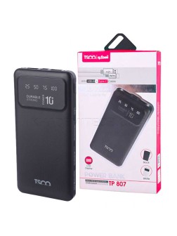 پاوربانک تسکو مدل TSCO TP 807 10000mAh 10.5W مشکی