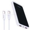 پاوربانک هترون مدل Hatron HPB1055G 10000mAh 22.5W سفید