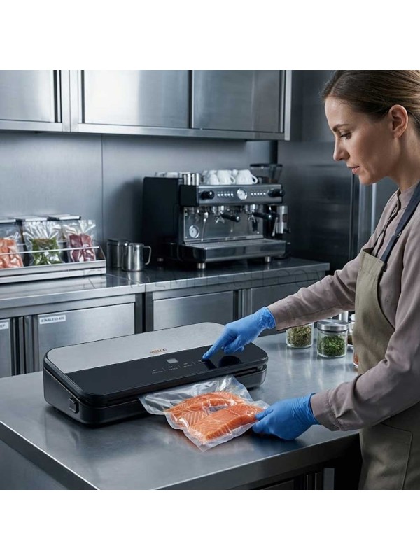 دستگاه وکیوم و بسته‌بندی مواد غذایی هیسکا مدل HISKA HR-82 Food Vacuum Sealer