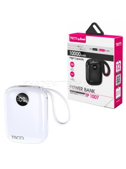پاوربانک تسکو مدل TSCO TP 1007 10000mAh PD QC3.0 20W سفید