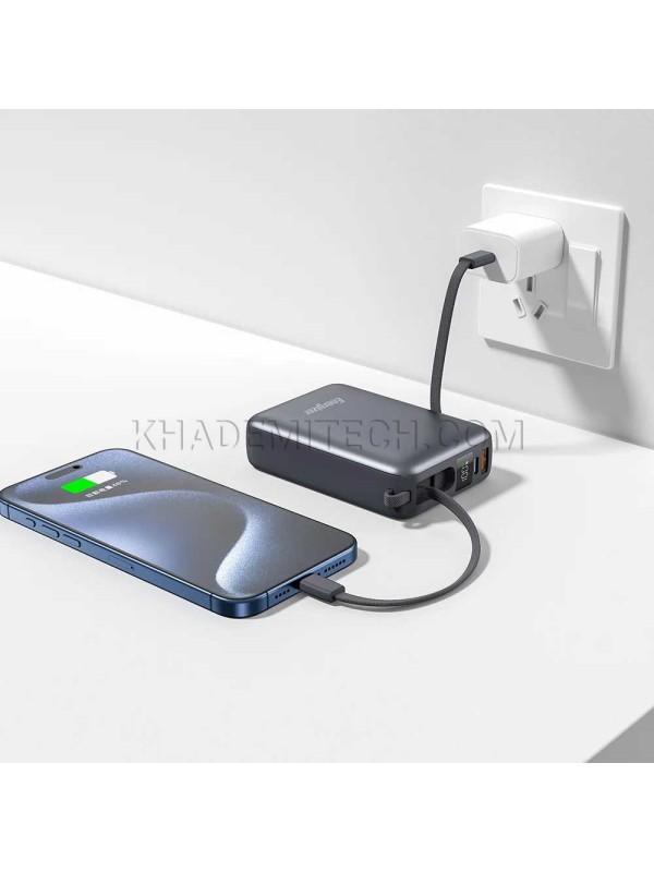 پاوربانک انرجایزر مدل Energizer UE20085PQ 20000mAh 22.5W طوسی