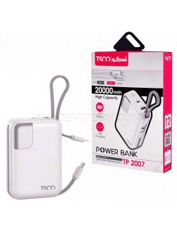 پاوربانک تسکو مدل TSCO TP 2007 20000mAh 22.5W سفید