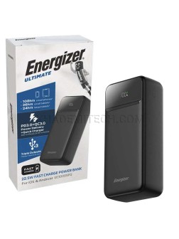 پاوربانک انرجایزر مدل Energizer UE30089PQ 30000mAh 22.5W مشکی