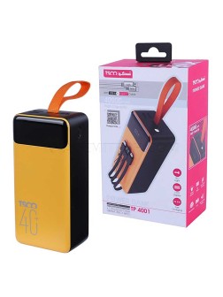 پاوربانک تسکو مدل TSCO TP 4001 40000mAh 22.5W مشکی زرد