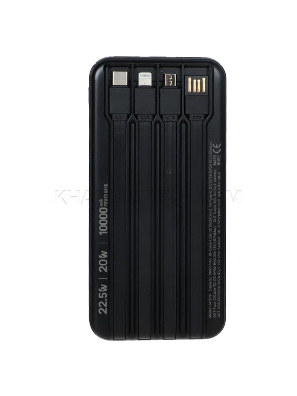 پاوربانک لیامی مدل LIAMI LM7010 10000mAh 22.5W