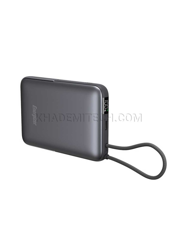 پاوربانک انرجایزر مدل Energizer QM10020PQ 10000mAh 22.5W طوسی