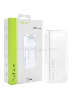 پاوربانک سی بای مدل Saybuuy P2PD Max 20000mAh 65W سفید
