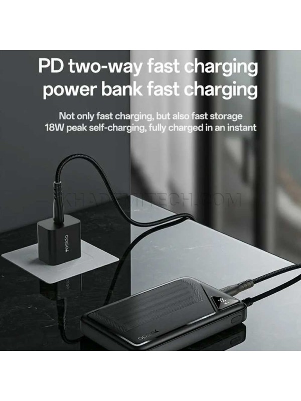 پاوربانک یسیدو مدل YESIDO YP83 20000mAh 22.5W
