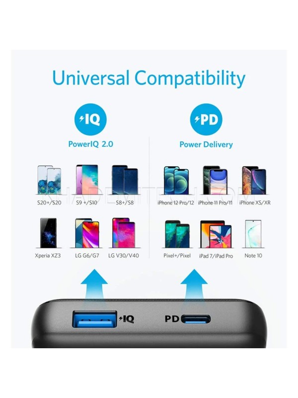 پاوربانک انکر مدل ANKER A1287P11 20W 20000mAh مشکی