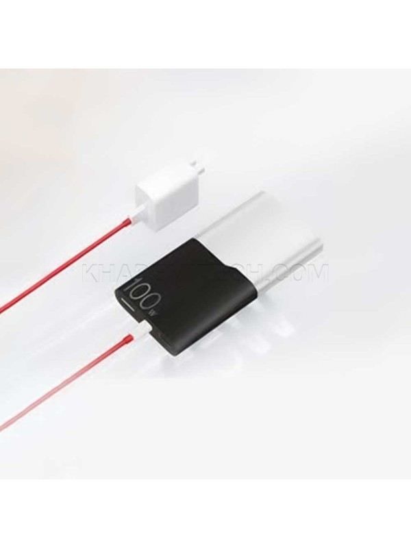 پاوربانک وان پلاس مدل ONEPLUS PBSV05 12000mAh 100W سفید نقره ای