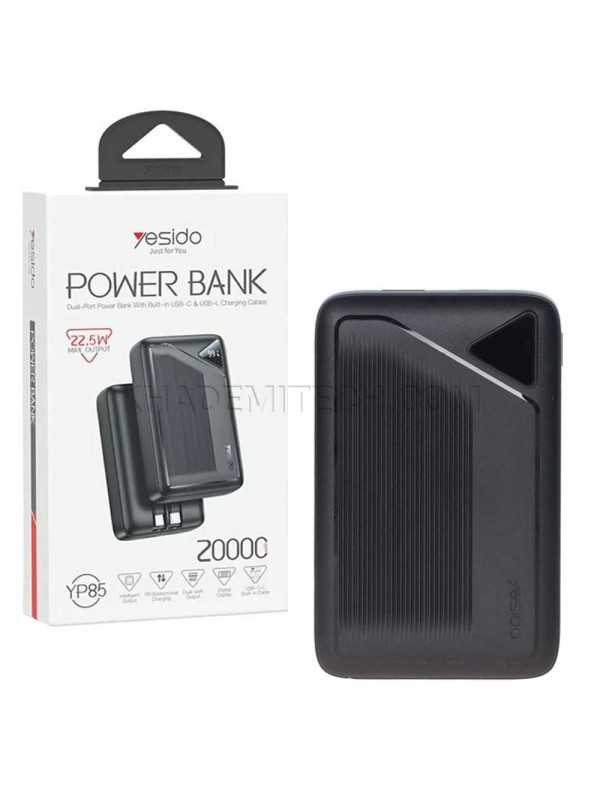 پاوربانک یسیدو مدل YESIDO YP85 20000mAh 22.5W