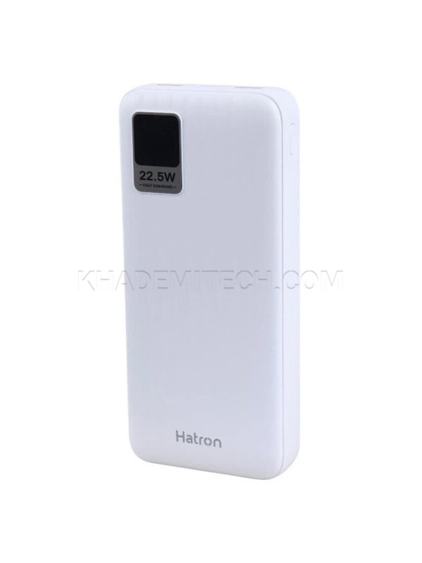 پاوربانک هترون مدل Hatron HPB2050 20000mAh QC PD 22.5W سفید