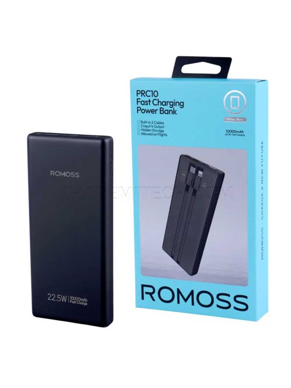 پاوربانک روموس مدل ROMOSS PRC10-171 10000mAh 22.5W گارانتی متین
