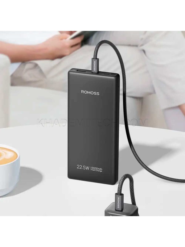 پاوربانک روموس مدل ROMOSS PRC10-171 10000mAh 22.5W گارانتی متین