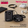 پاوربانک تسکو مدل TSCO TP 1007 10000mAh PD QC3.0 20W مشکی