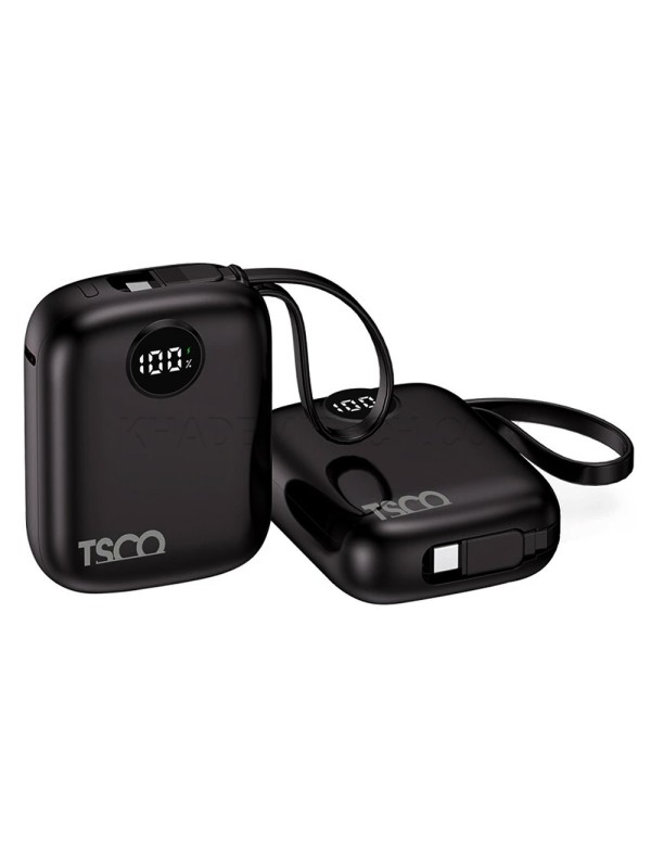 پاوربانک تسکو مدل TSCO TP 1007 10000mAh PD QC3.0 20W مشکی