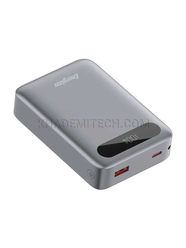 پاوربانک انرجایزر مدل Energizer UE20088PQ 20000mAh 22.5W طوسی