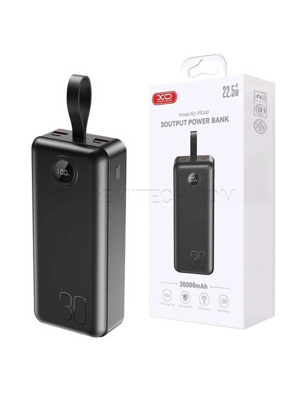 پاوربانک ایکس او مدل XO PR240 30000mAh 22.5W