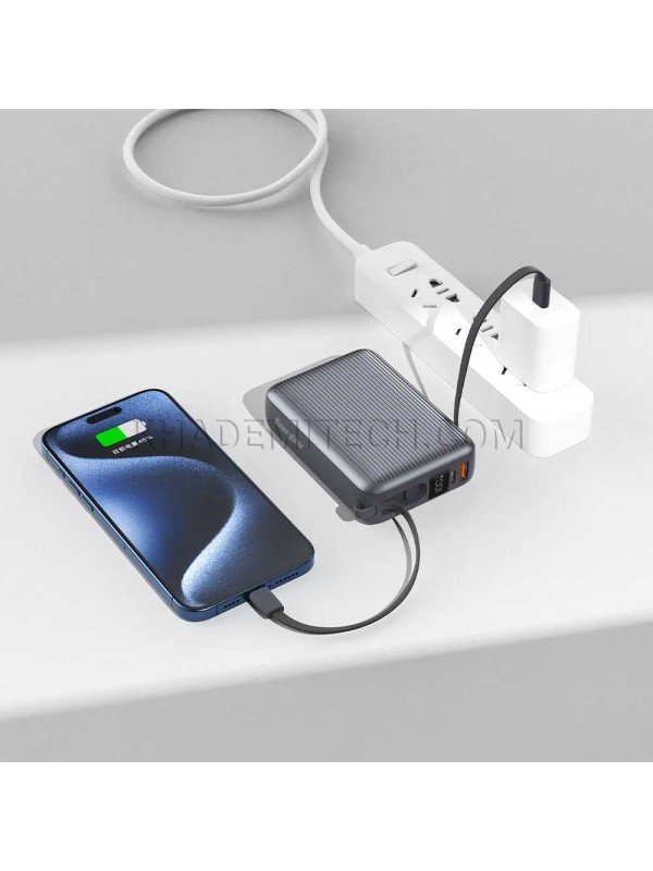 پاوربانک انرجایزر مدل Energizer UE20086PQ 20000mAh 22.5w طوسی