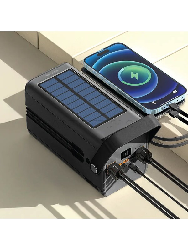 پاوربانک سولار گرین لاین مدل GREEN LION GNSOLXPB80BK Solar X PX78 80000mAh 22.5W