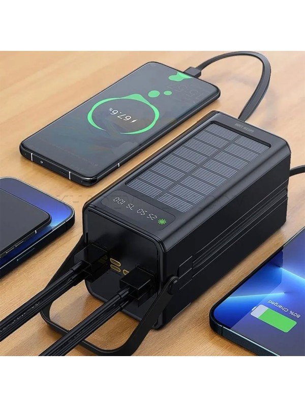 پاوربانک سولار گرین لاین مدل GREEN LION GNSOLXPB80BK Solar X PX78 80000mAh 22.5W