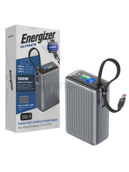 پاوربانک انرجایزر مدل Energizer XP25001PD 25000mAh 100W طوسی