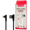 کابل شارژ پاوربانک لایتنینگ تسکو مدل TSCO TC-MI76 مشکی طول 1 متر