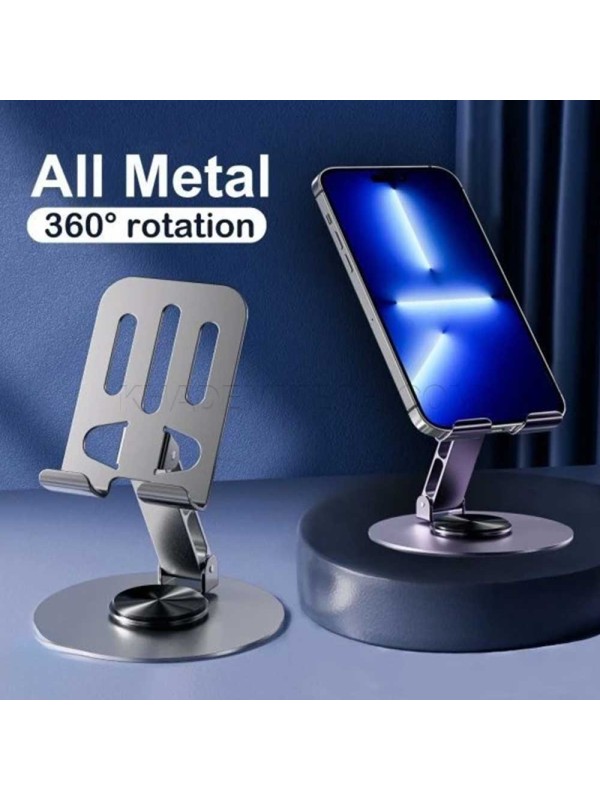 هولدر رومیزی موبایل تلسکوپی 360درجه مدل TELESCOPIC طوسی