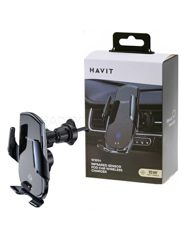 هولدر شارژر وایرلس هویت مدل HAVIT W3034 15W