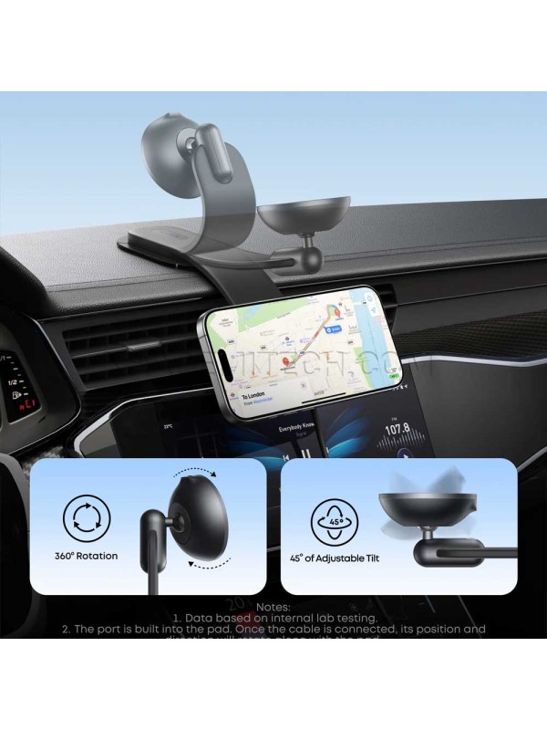 هولدر شارژر وایرلس انکر مدل ANKER NANO B2216H11 15W مشکی