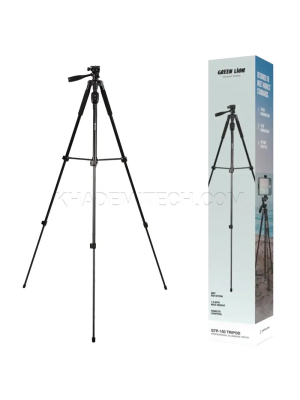 سه پایه موبایل گرین لاین مدل  GREEN LION GNTP150TRIBK GTP-150