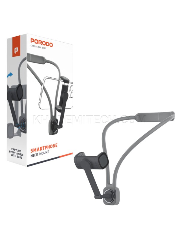 هولدر موبایل گردنی پرودو مدل PORODO PD-NKSMS-BK NECK MOUNT
