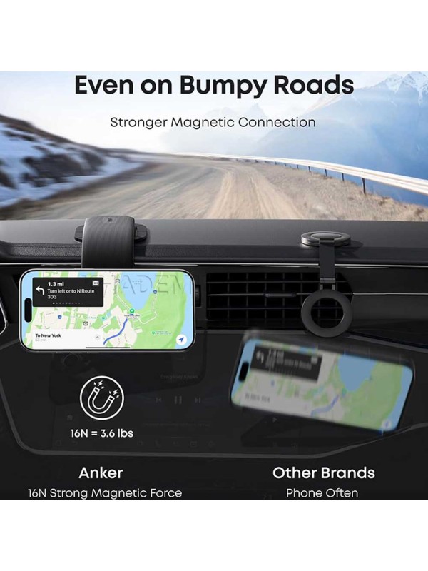 هولدر موبایل جداشدنی انکر مدل ANKER NANO A9110H11 Car Mount 360°