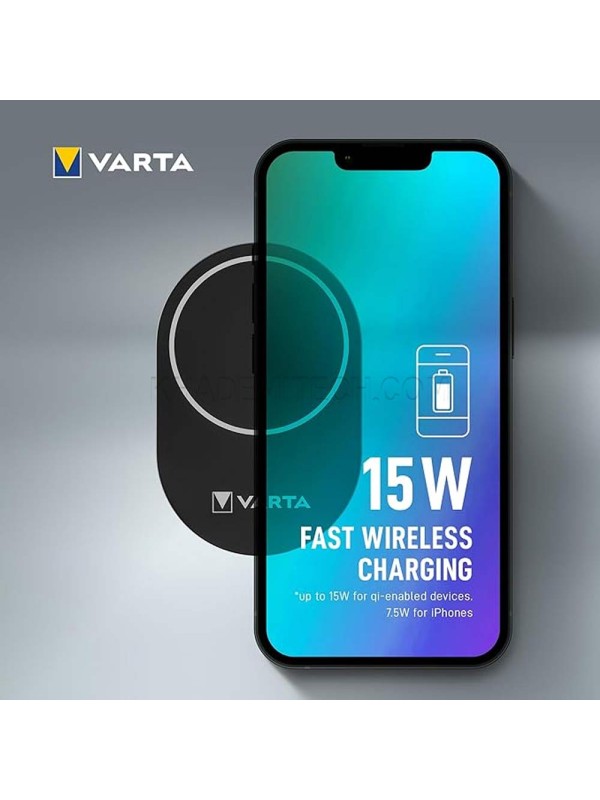 هولدر شارژر وایرلس وارتا مدل VARTA MAG PRO 15W
