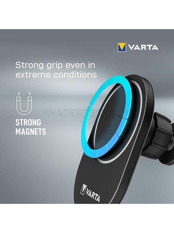 هولدر شارژر وایرلس وارتا مدل VARTA MAG PRO 15W