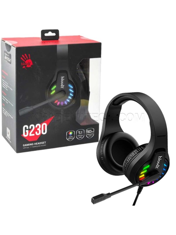 هدست سیم دار گیمینگ ایفورتک مدل A4TECH Bloody G230