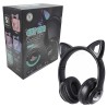 هدست بی سیم فانتزی طرح گربه مدل CAT EAR STN-28T مشکی