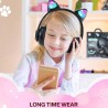 هدست بی سیم فانتزی طرح گربه مدل CAT EAR STN-28T مشکی