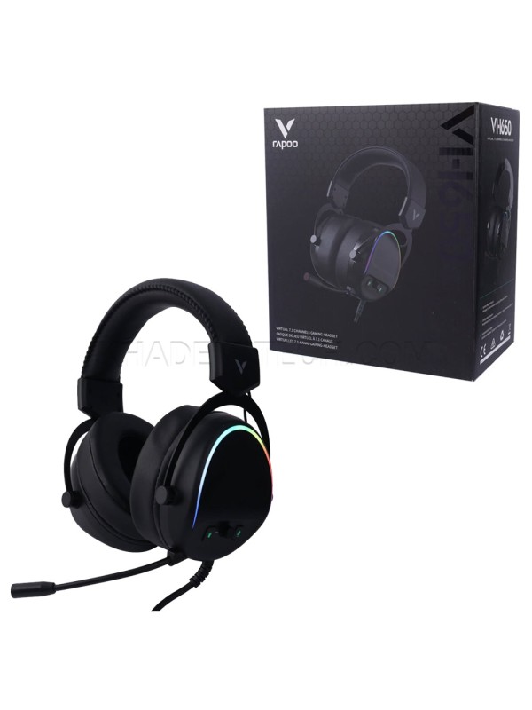 هدست سیم دار گیمینگ رپو مدل RAPOO VH650 مشکی