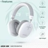 هدست بی سیم گرین لاین مدل Green Lion Echo Max GNECOMAXHPWH سفید