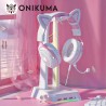 هدست سیم دار گیمینگ اونیکوما مدل ONIKUMA X10 سفید صورتی